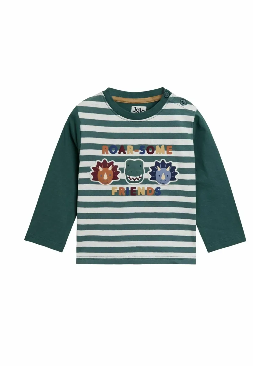 REGULAR FIT - APPLIQUÉ MOTIF  - Langarmshirt - green
