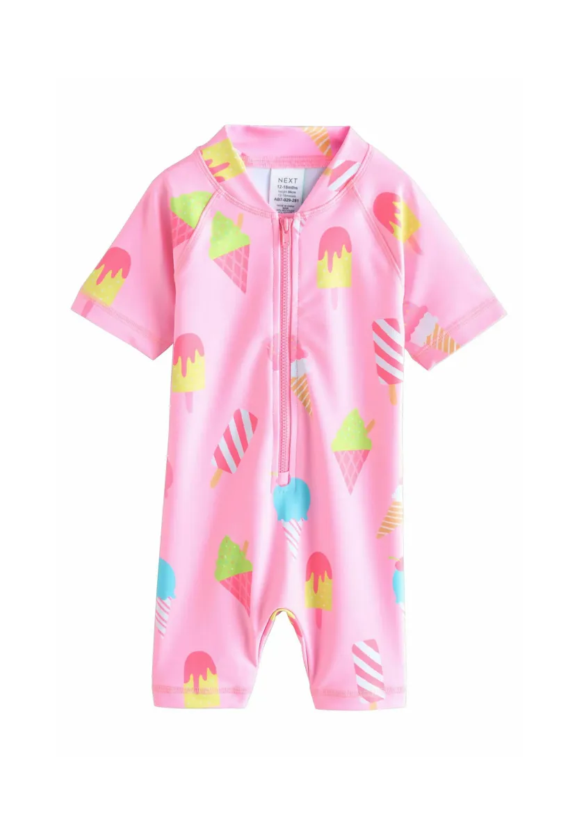 REGULAR FIT - Badeanzug - pink ice cream