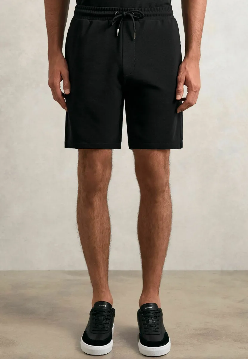 REGULAR FIT - BARBER - Shorts - black