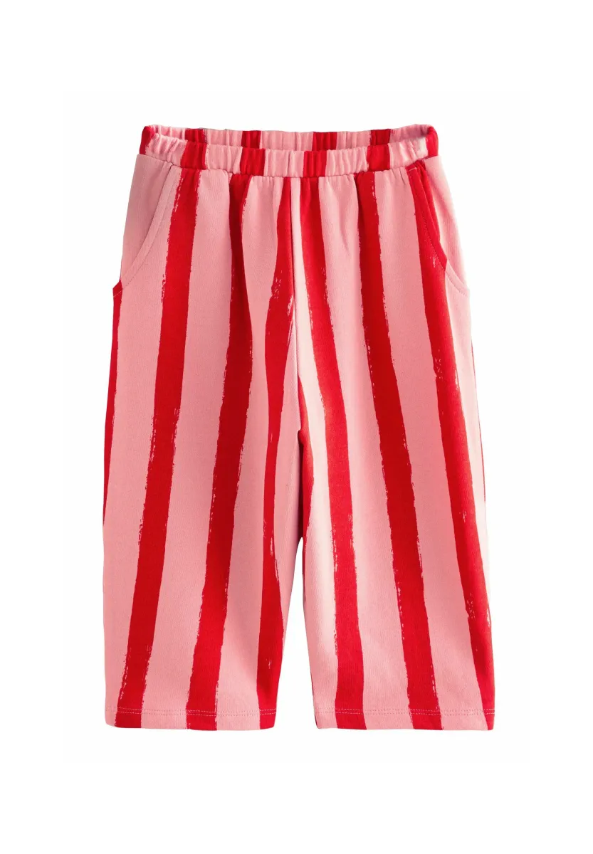 REGULAR FIT - BARREL LEG  - Stoffhose - pink and red stripe