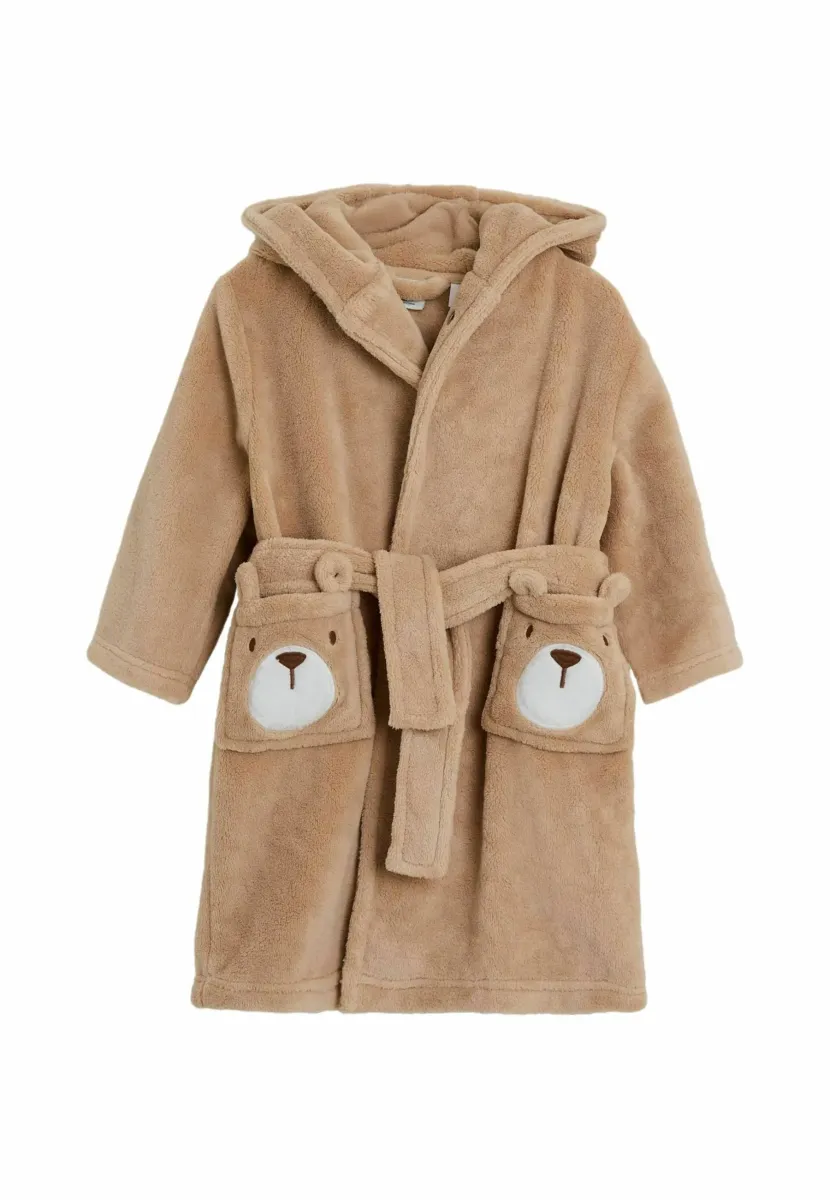 REGULAR FIT - BEAR  - Bademantel - brown