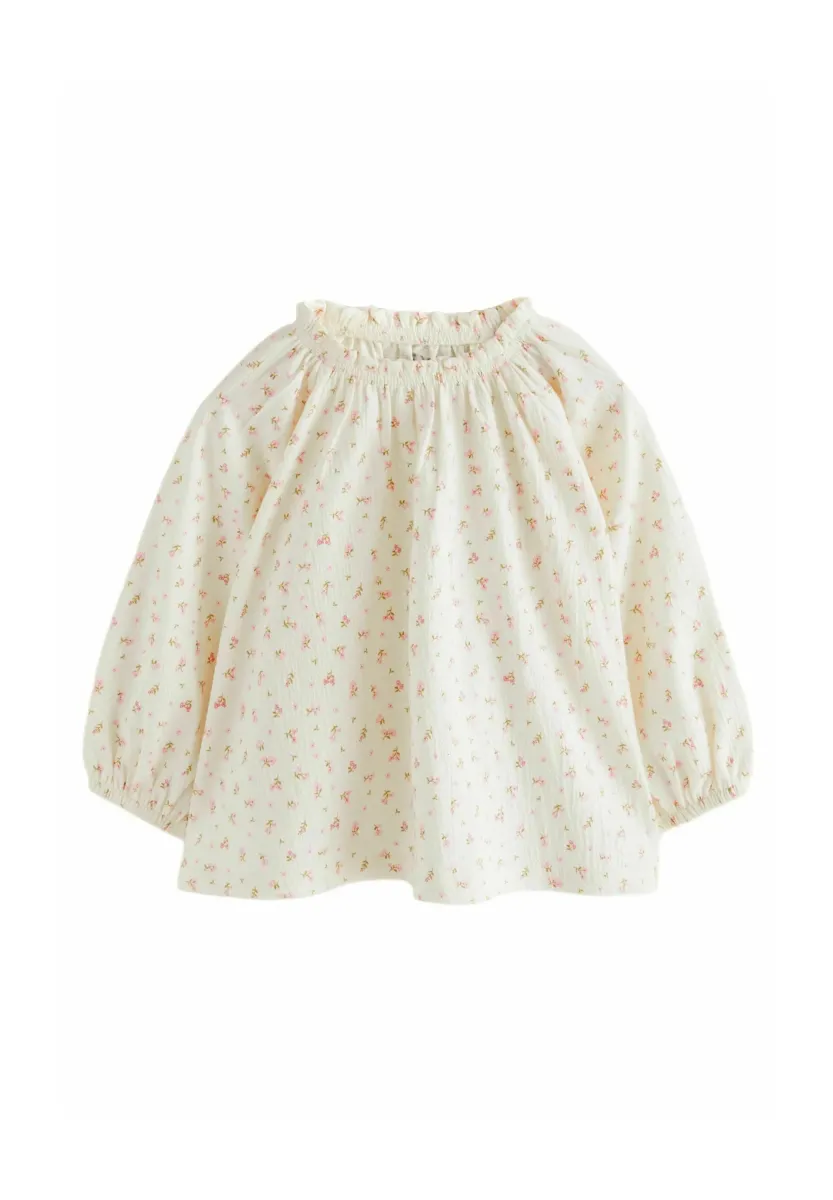 REGULAR FIT - Bluse - cream ditsy floral