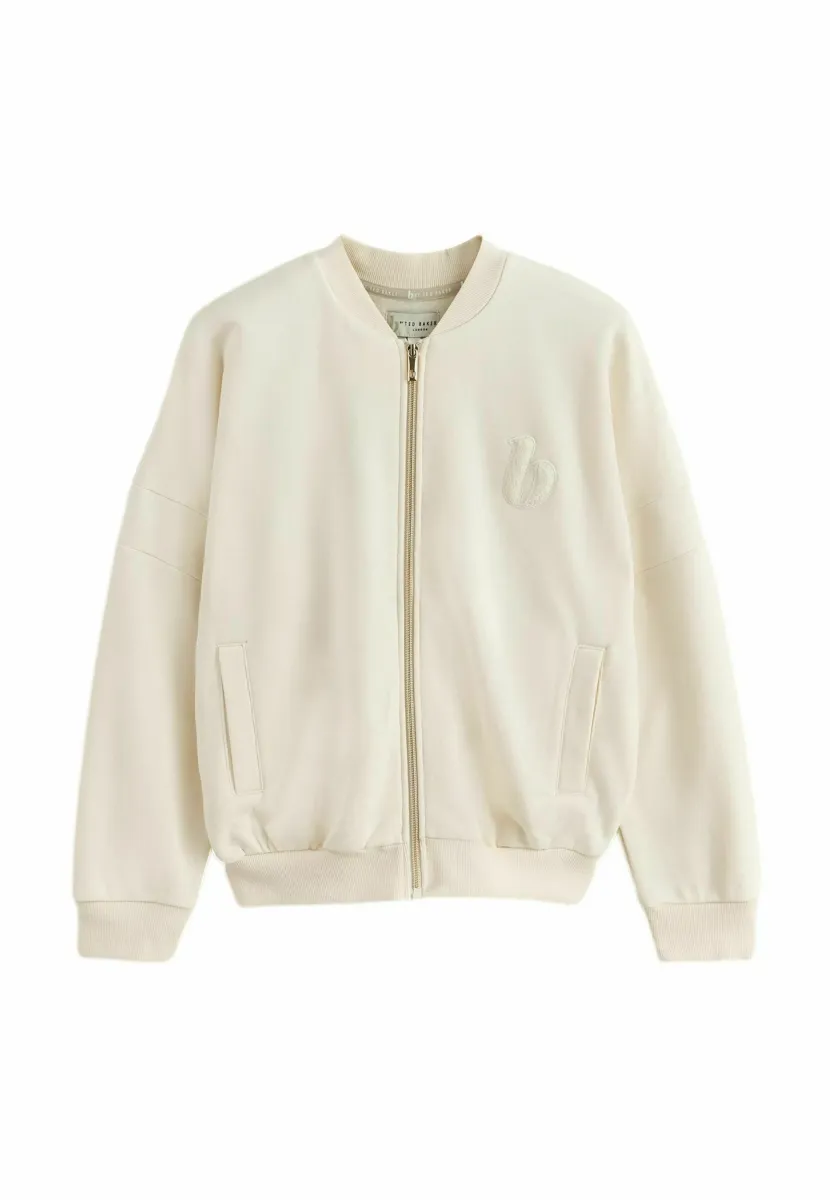 REGULAR FIT  - Bomberjacke - ecru