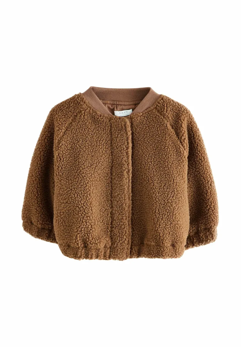 REGULAR FIT - BORG - Fleecejacke - brown sausage dog