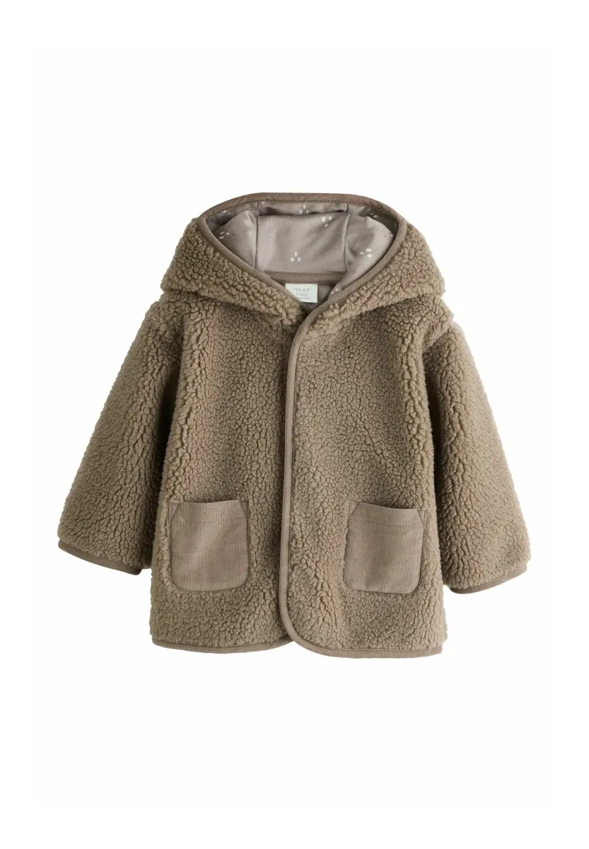 REGULAR FIT - BORG  - Fleecejacke - mink brown