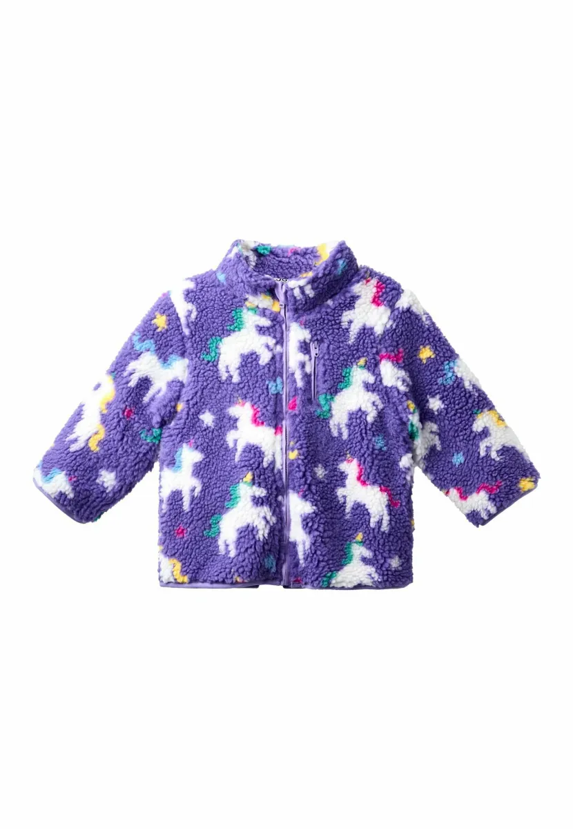 REGULAR FIT - BORG  - Fleecejacke - purple