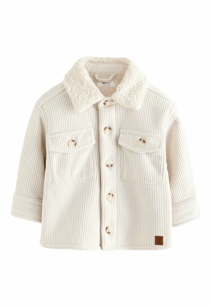 REGULAR FIT  BORG LINED  - Übergangsjacke - ecru white