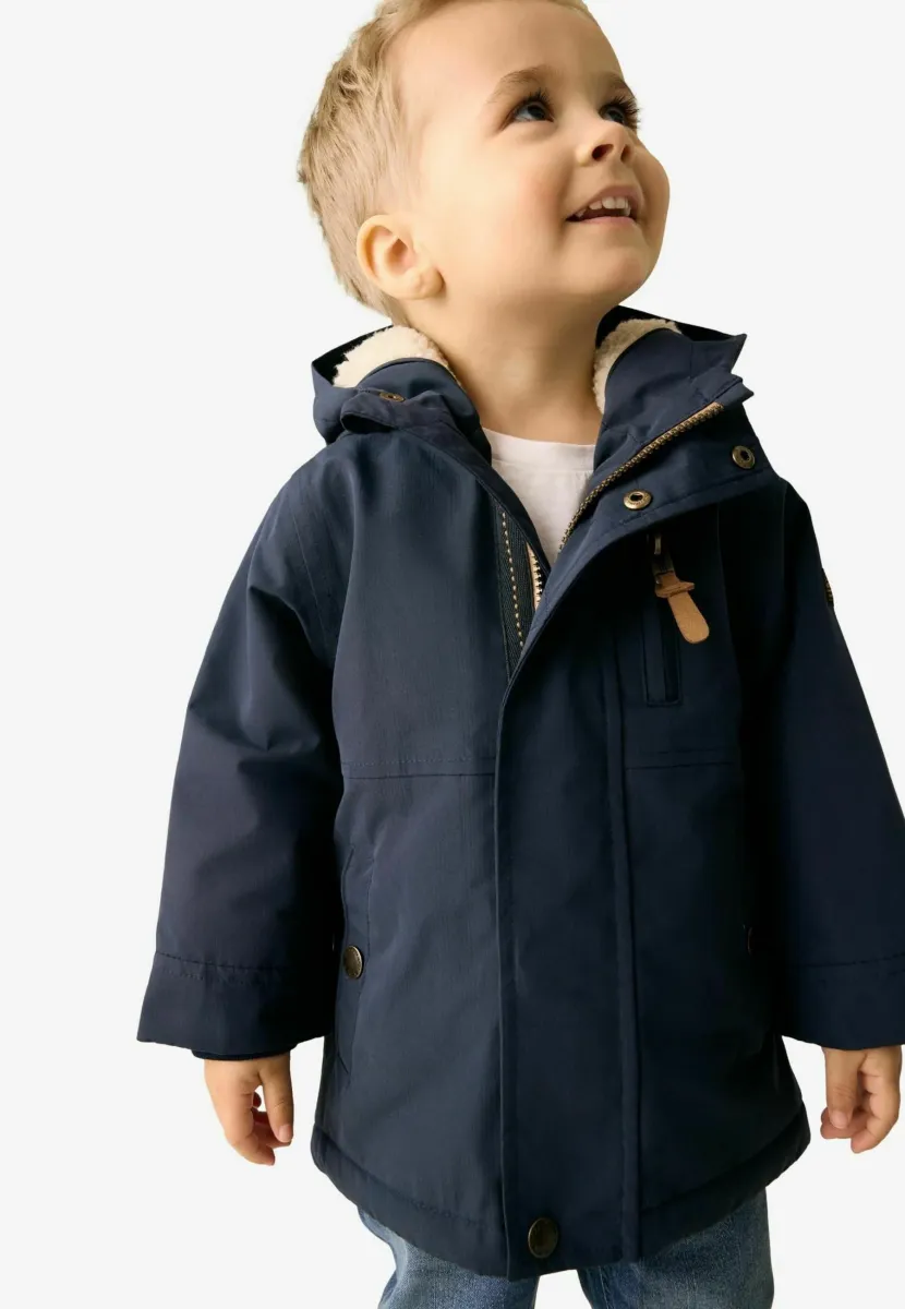 REGULAR FIT  BORG  - Regenjacke / wasserabweisende Jacke - navy