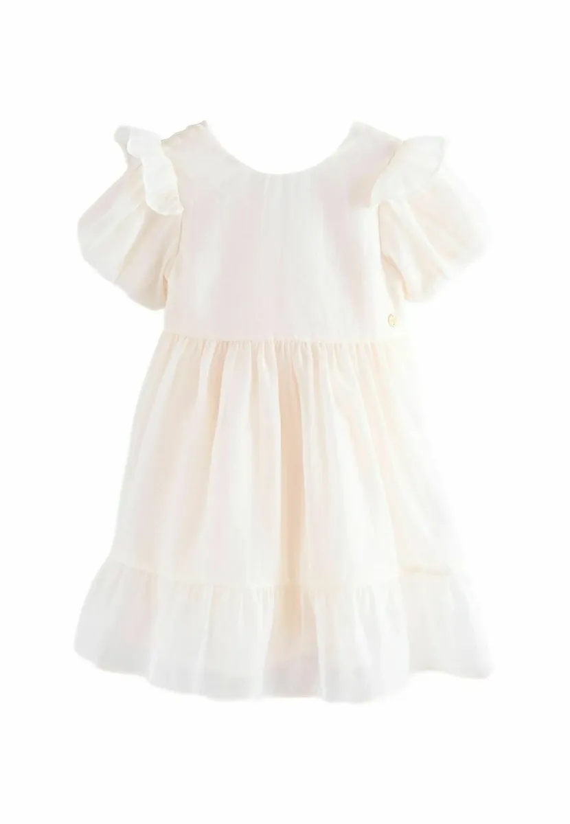 REGULAR FIT - BOW BACK  - Freizeitkleid - ivory