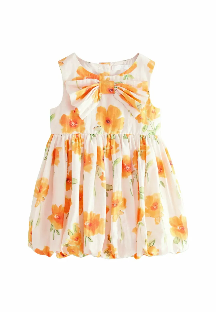 REGULAR FIT - BOW   - Freizeitkleid - orange floral