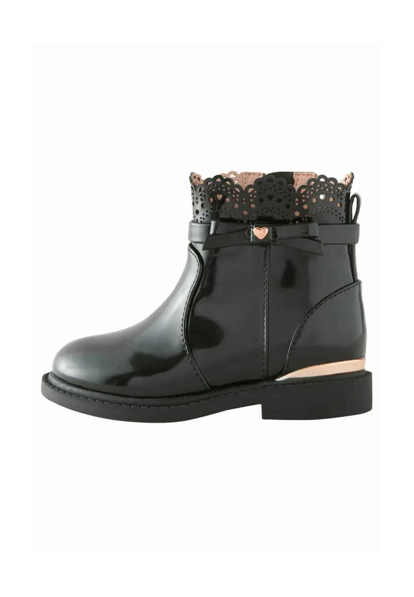 REGULAR FIT - BOW - Lauflernschuh - black