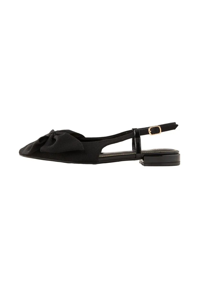 REGULAR FIT BOW   - Sling-Ballerina - black