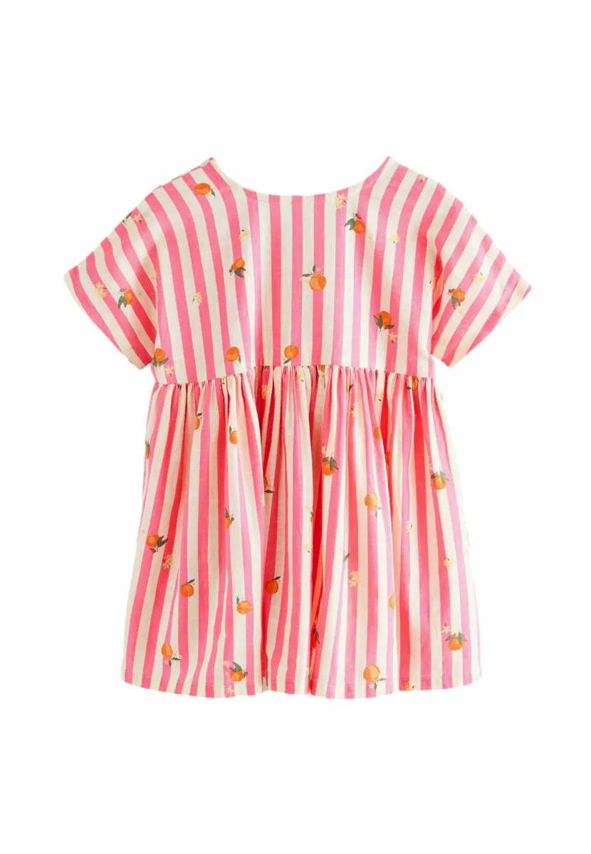 REGULAR FIT BOXY - Freizeitkleid - pink stripe