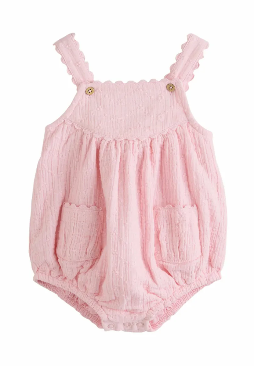 REGULAR FIT-BRODERIE - Body - pink