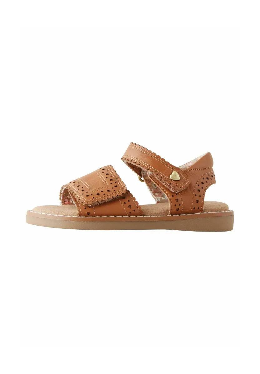 REGULAR FIT - BROGUE TOUCH FASTENING  - Lauflernschuh - tan brown