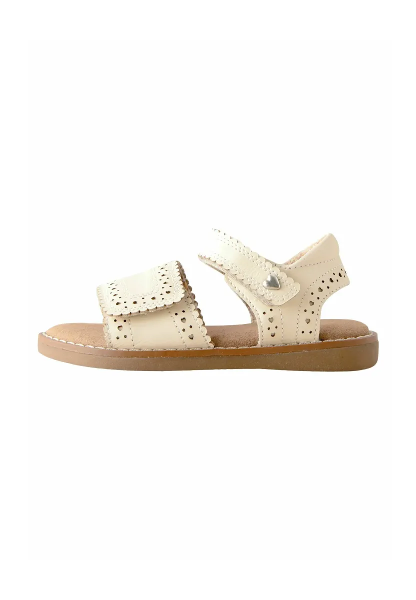 REGULAR FIT - BROGUE TOUCH FASTENING  - Lauflernschuh - white
