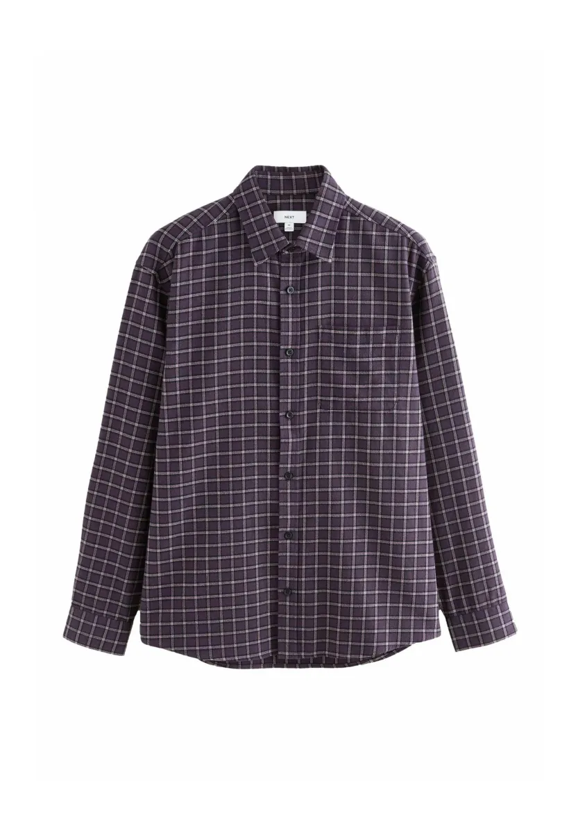 REGULAR FIT - BRUSHED LONG SLEEVE CHECK - Hemd - damson red