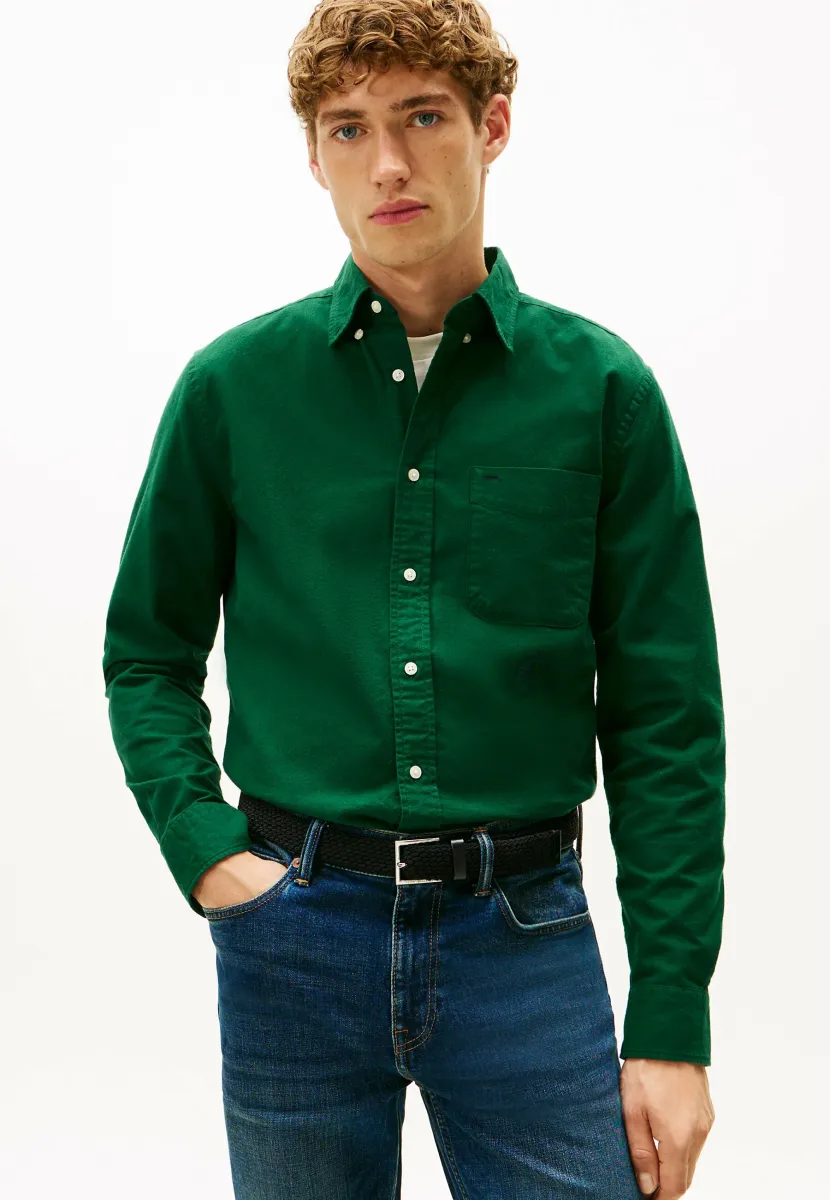 REGULAR FIT BRUSHED OXFORD - Hemd - ornamental green