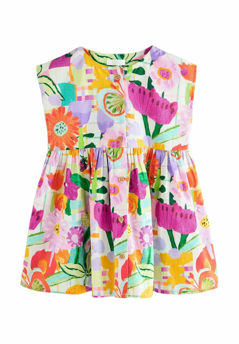 REGULAR FIT - BUTTON THROUGH - Freizeitkleid - multi floral