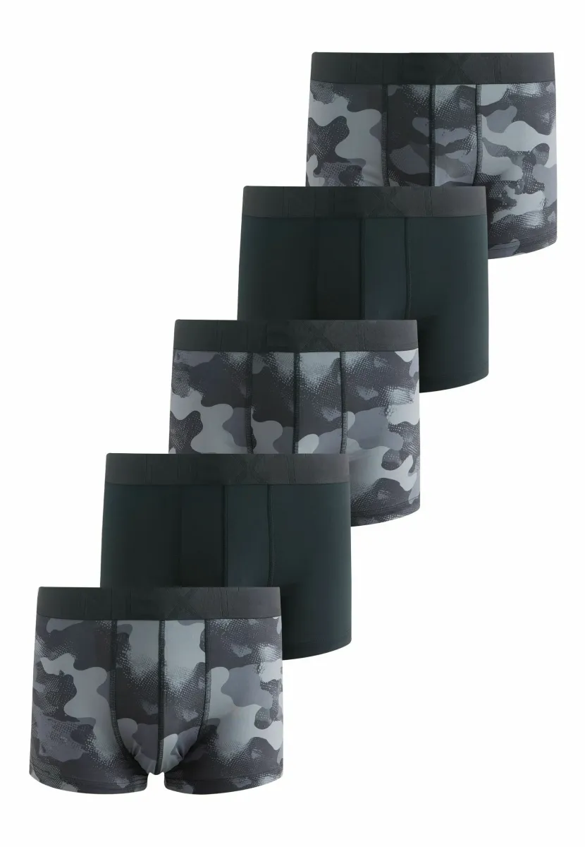 REGULAR FIT - CAMO PRINT HIPSTERS 5 PACK   - Boxershorts - camouflage