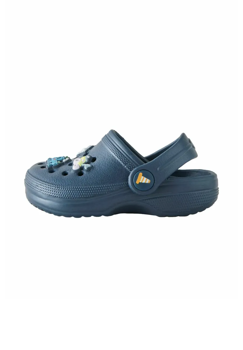 REGULAR FIT CHARACTER WITH BACKSTRAP - Clogs - navy blue transport