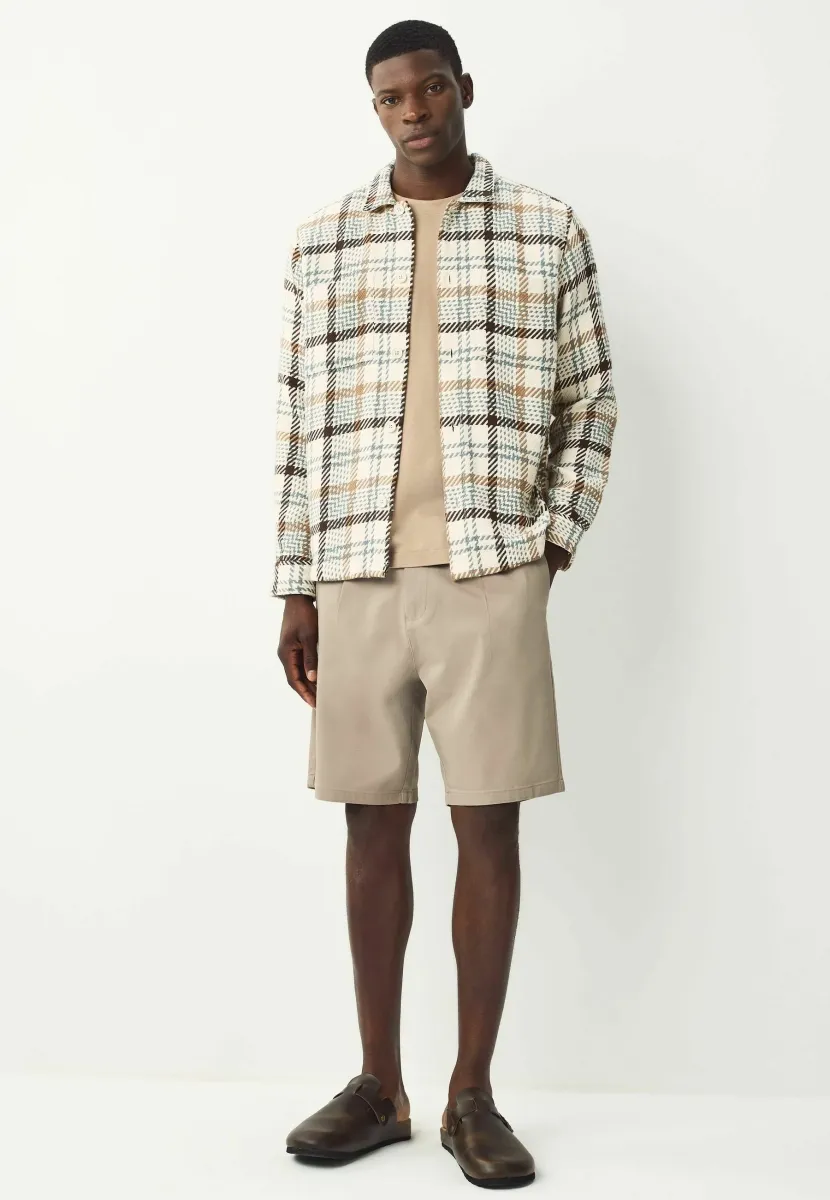 REGULAR FIT - CHECK - Hemd - ecru