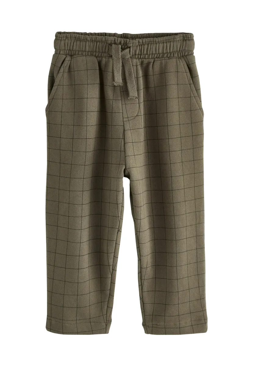 REGULAR FIT - CHECKED - Stoffhose - khaki green
