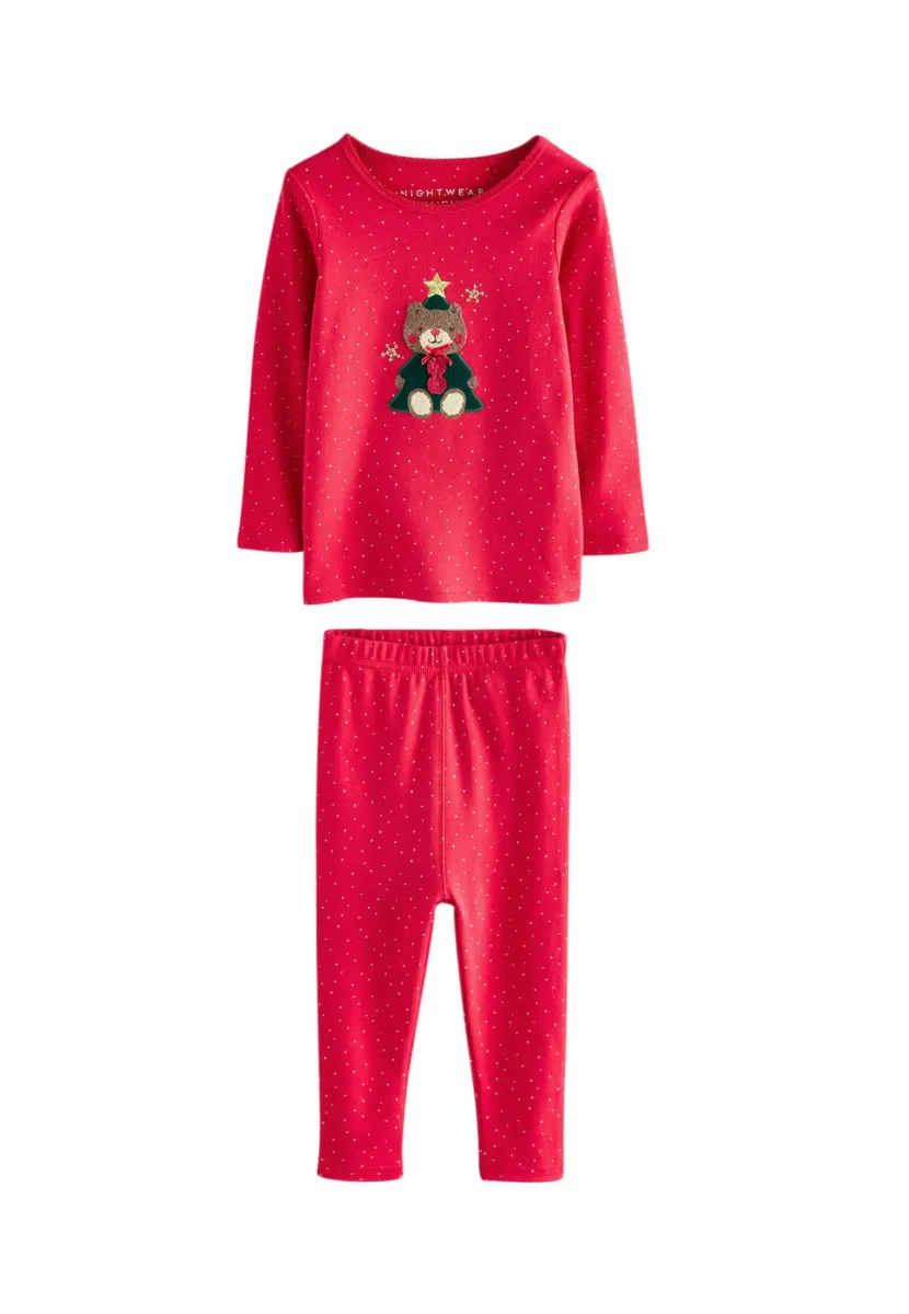 REGULAR FIT - CHRISTMAS SET - Nachtwäsche Set - red bear