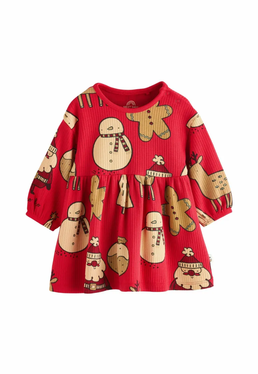 REGULAR FIT - CHRISTMAS  - Strickkleid - red character
