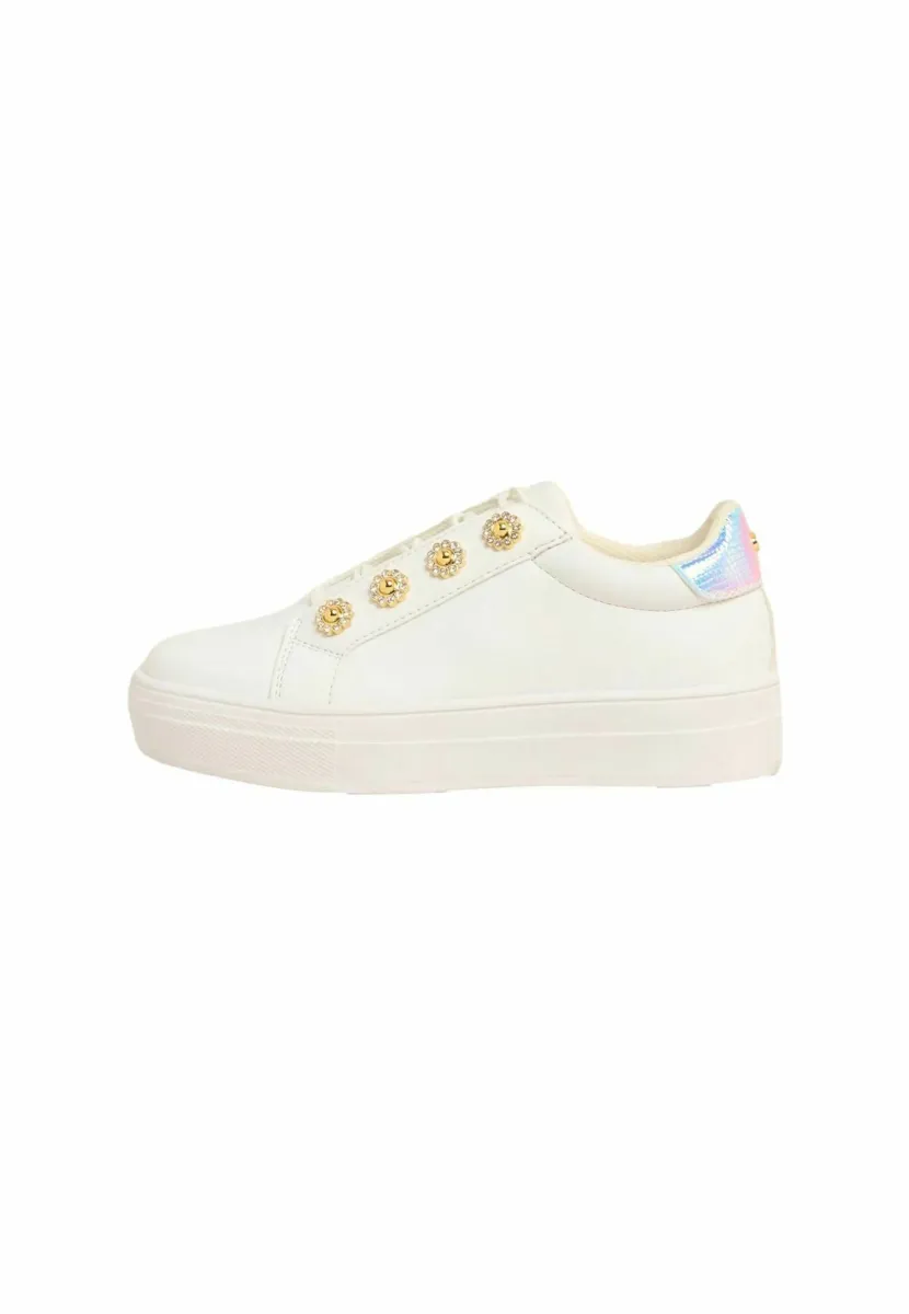 REGULAR FIT - CHUNKY QUILTED  - Sneaker low - white