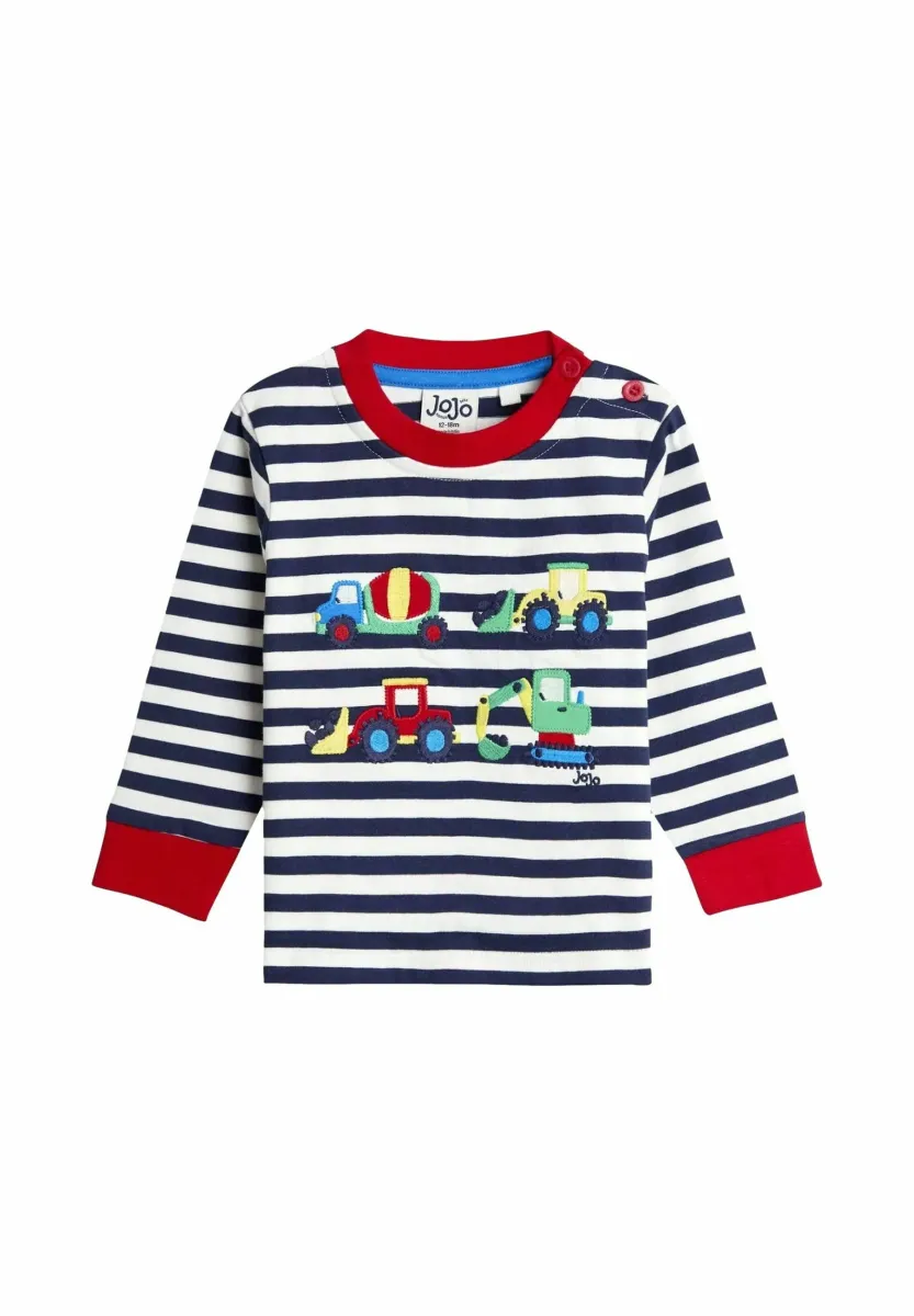 REGULAR FIT - CLASSIC RACER APPLIQUE - Langarmshirt - blue