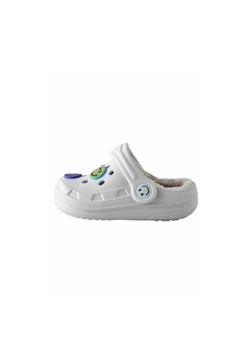REGULAR FIT - Clogs - grey happy face
