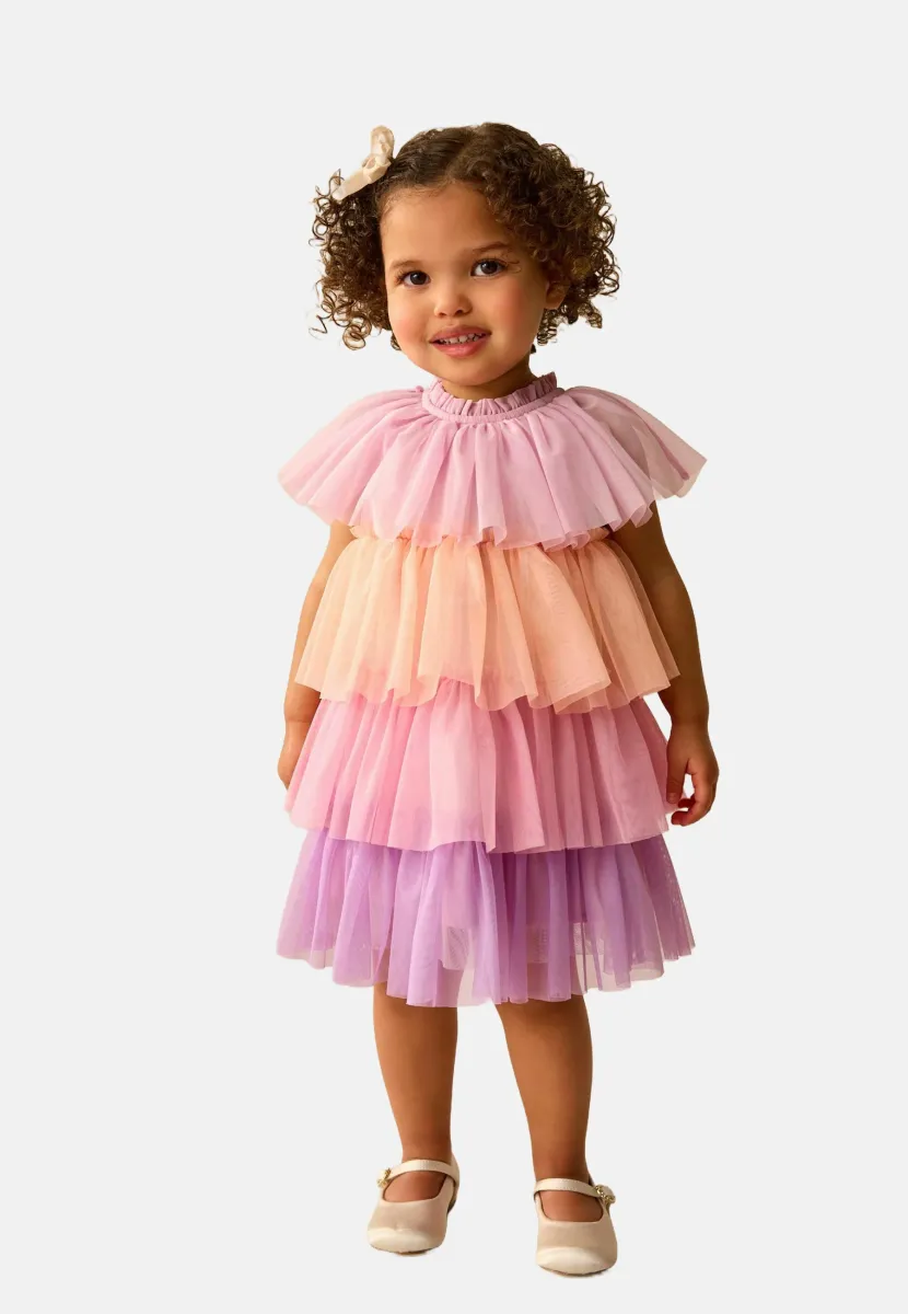 REGULAR FIT - Cocktailkleid/festliches Kleid - peach pink