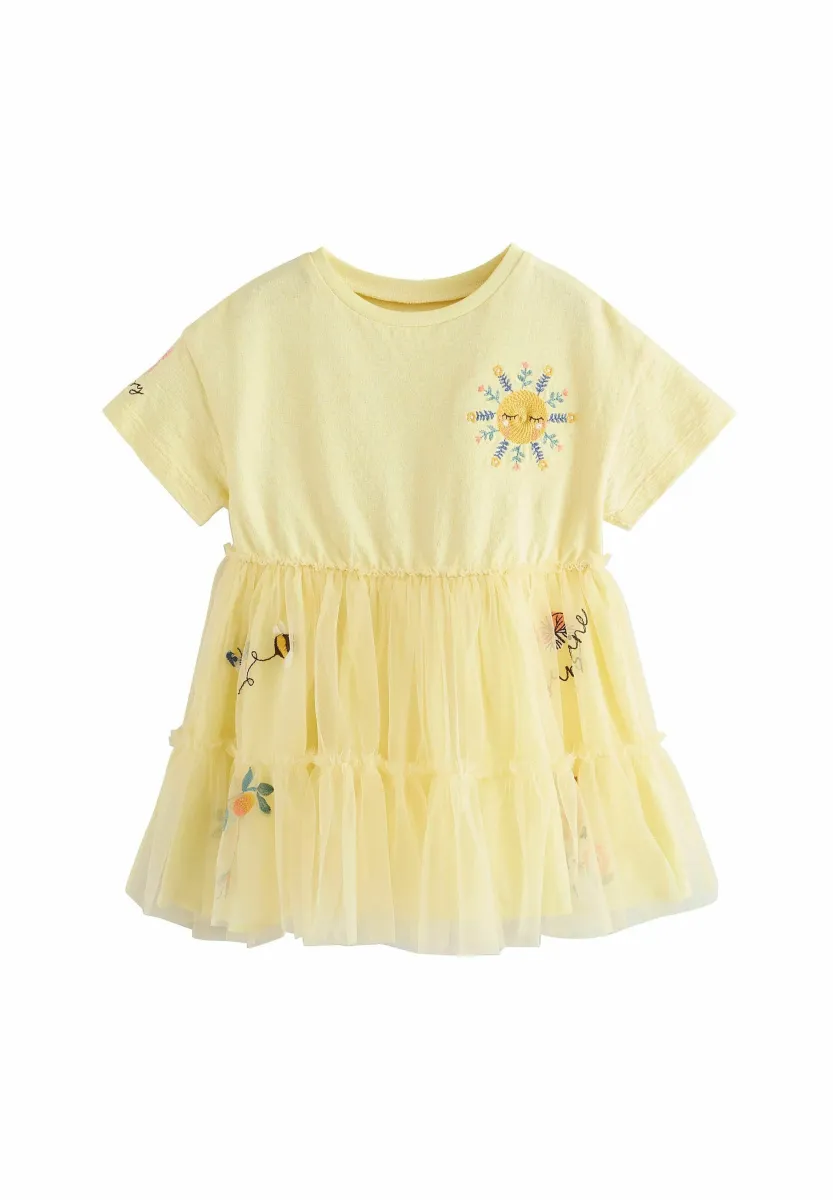 REGULAR FIT - Cocktailkleid/festliches Kleid - yellow character