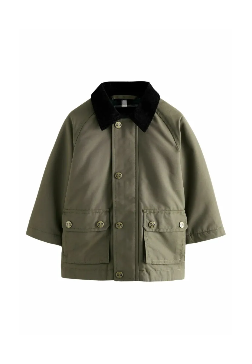 REGULAR FIT-COLLAR - Kurzmantel - khaki green