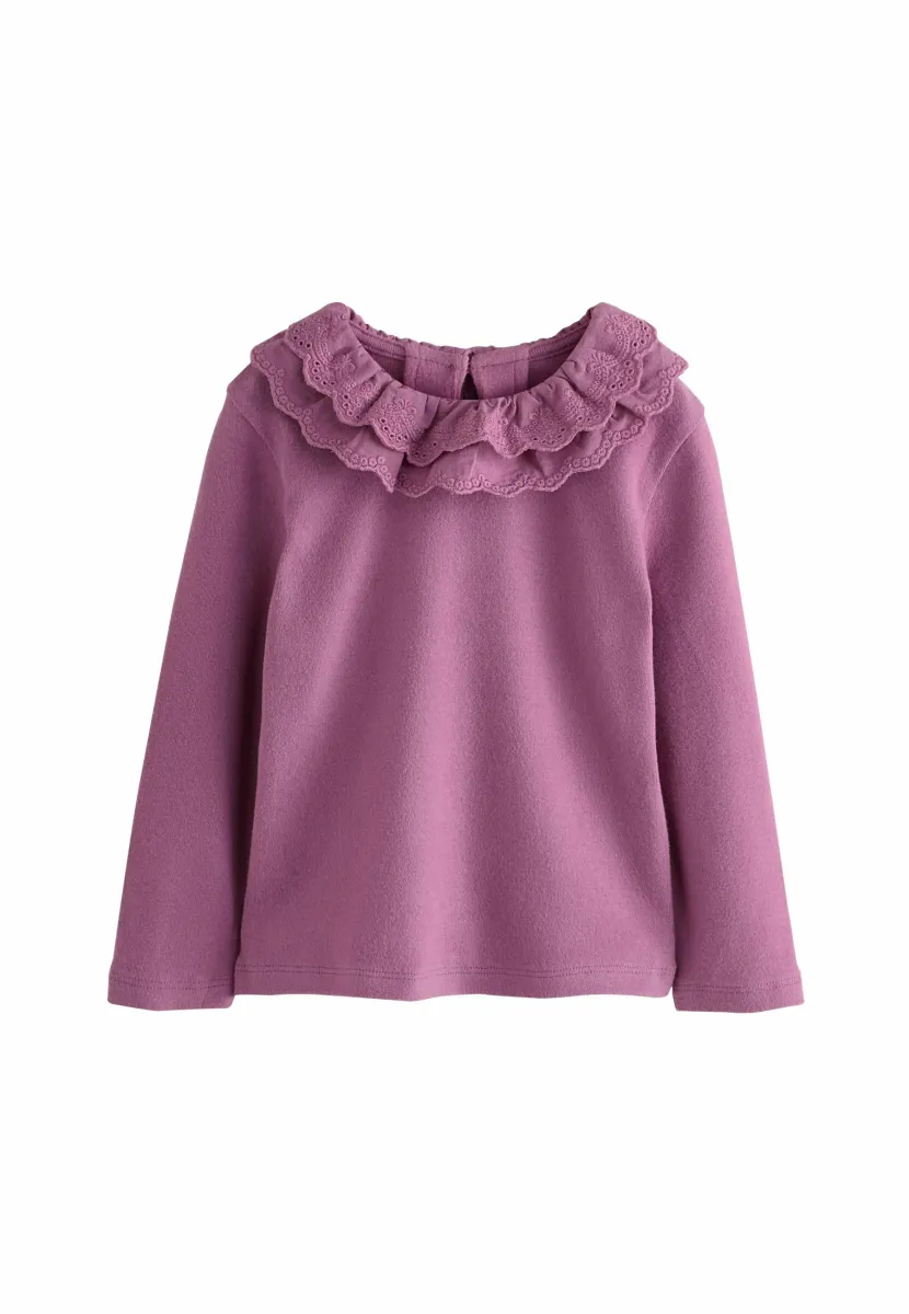 REGULAR FIT - COLLAR  - Langarmshirt - purple