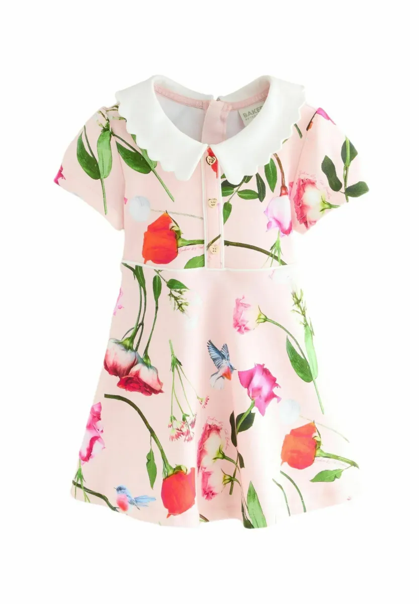 REGULAR FIT - COLLARED PONTE - Freizeitkleid - multi