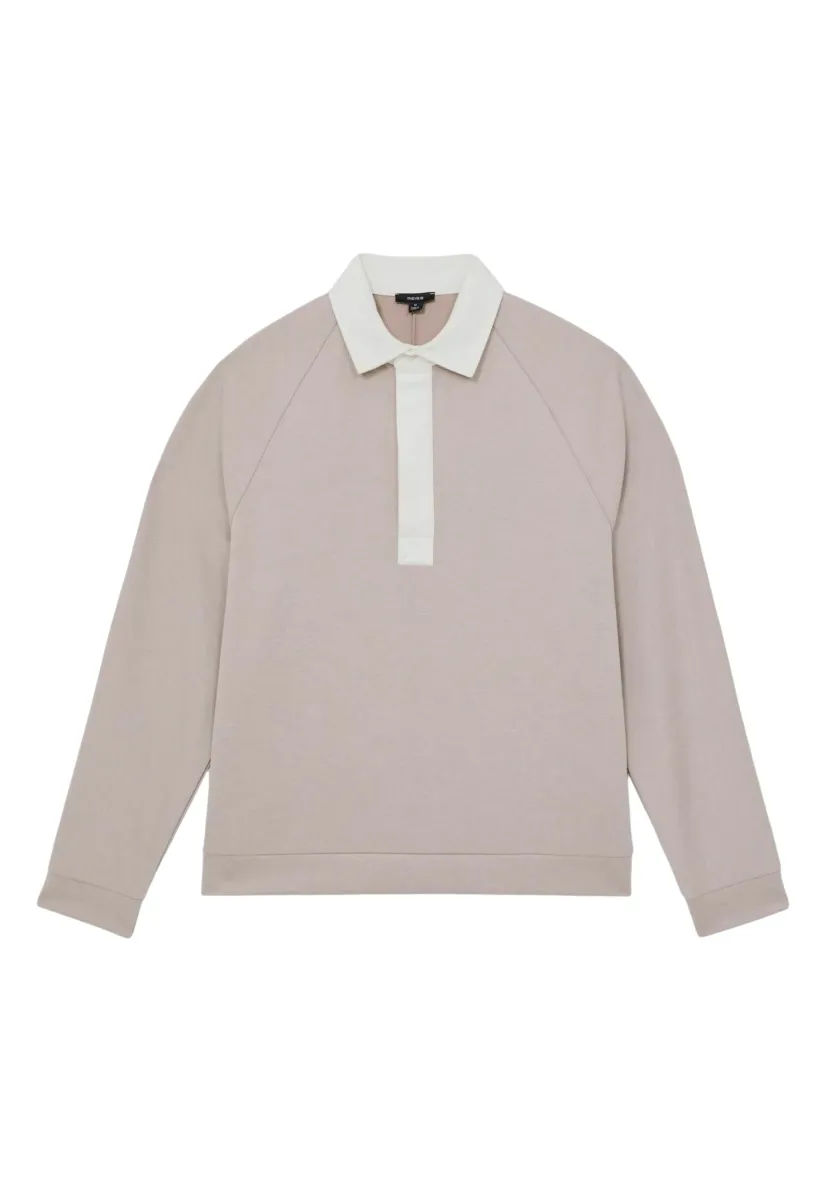 REGULAR FIT - COLOUR BLOCK RUGBY  - Poloshirt - oatmeal white