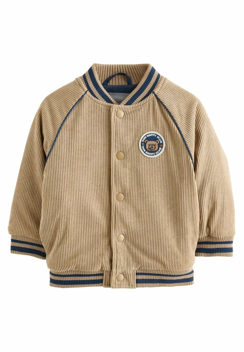 REGULAR FIT - CORD VARSITY  - Bomberjacke - neutral