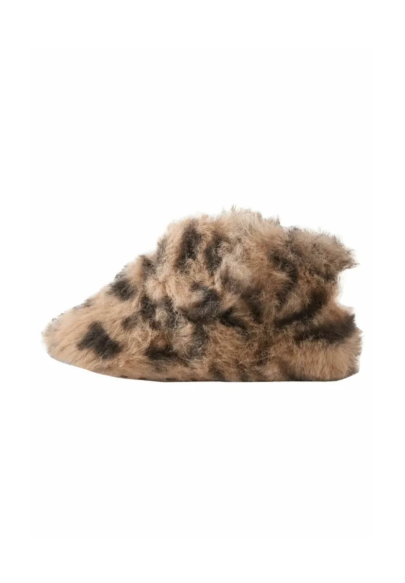 REGULAR FIT - COSY TOUCH FASTEN - Hausschuh - animal tan brown