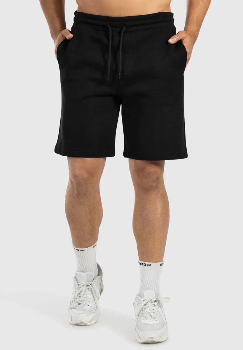 REGULAR FIT COTTON CHAISE - Shorts - schwarz