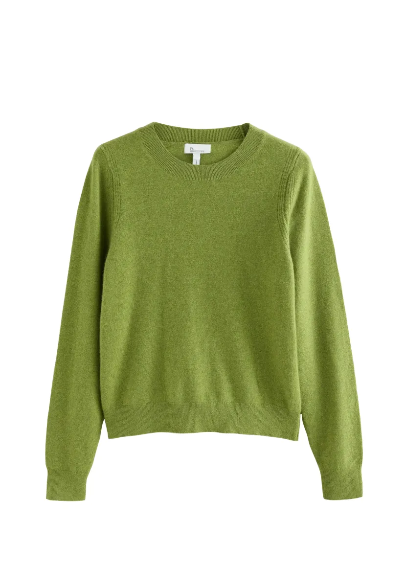 REGULAR FIT CREW NECK - Strickpullover - green