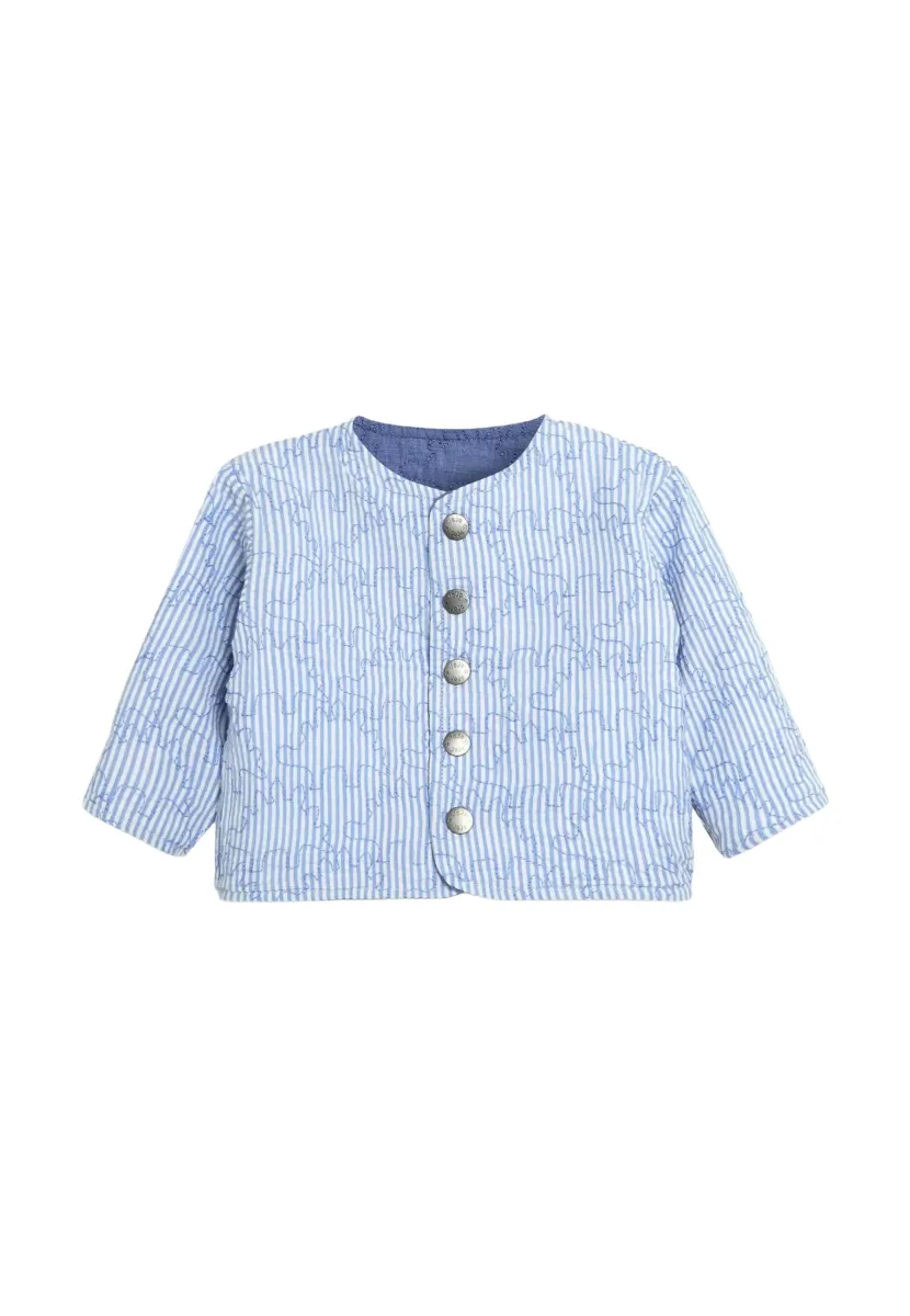 REGULAR FIT - DINO REVERSIBLE  - Jeansjacke - denim