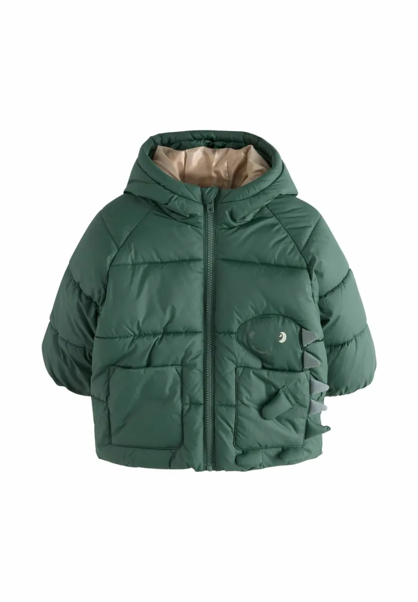 REGULAR FIT - DINOSAUR POCKET PADDED - Wintermantel - khaki green