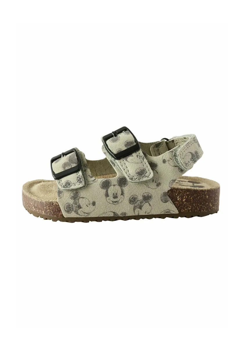 REGULAR FIT - DOUBLE BUCKLE CUSHIONED FOOTBED - Lauflernschuh - neutral mickey mouse