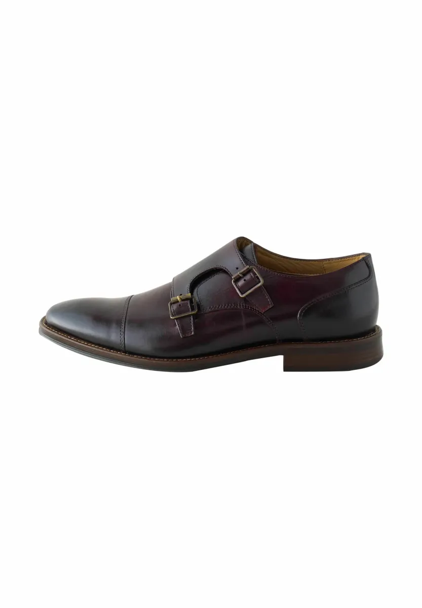 REGULAR FIT - DOUBLE MONK - Business-Slipper - brown