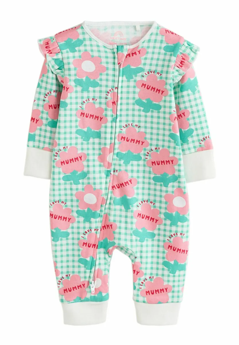 REGULAR FIT FAMILY TWO WAY ZIP - Pyjama - sage green