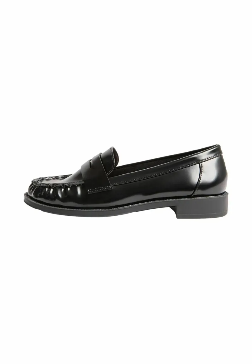 REGULAR FIT - FLAT RUCHED COMFORT - Mokassin - black