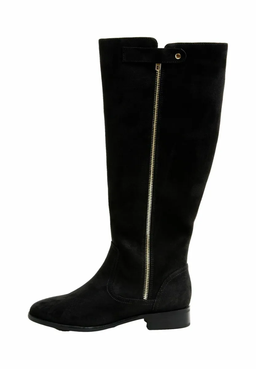 REGULAR FIT - FLAT ZIP LONG CASUAL - Stiefel - black
