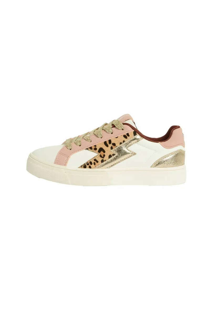 REGULAR FIT - FLATFORM COMFORT RETRO LOW TOP  - Sneaker low - pink leopard white